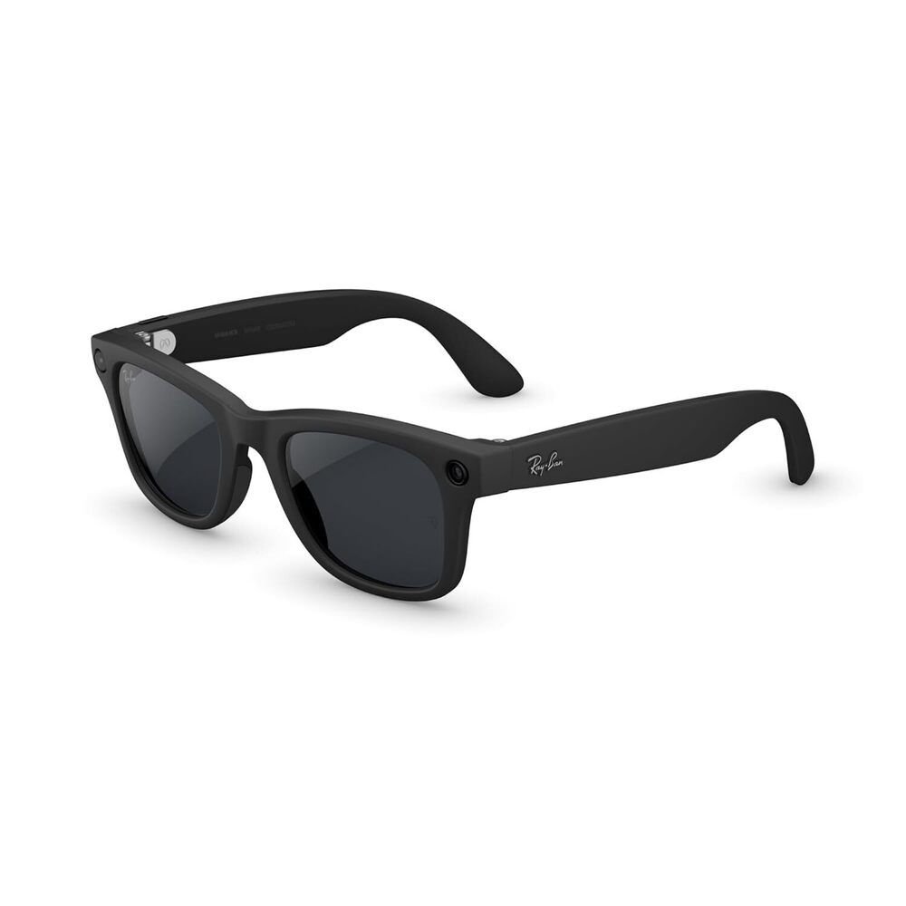 Ray-Ban (Gen 2), Wayfarer, Matte Black | Smart AI Glasses for Men, Women —